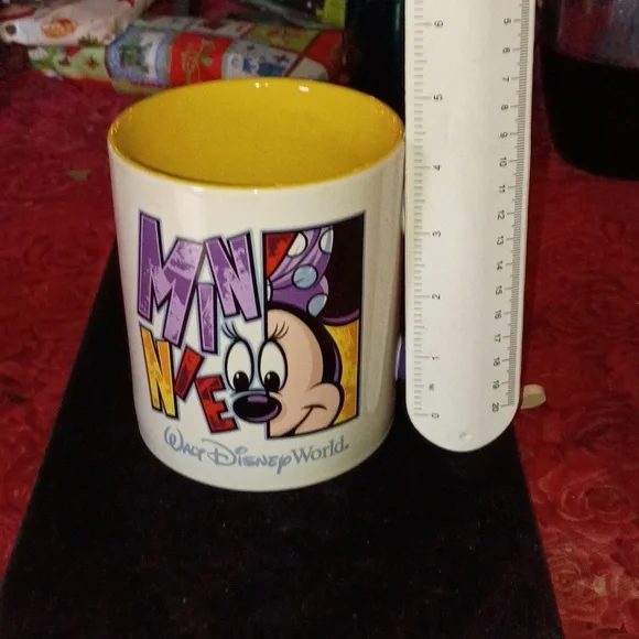 Disney Minnie Mouse Mug - Purple and Yellow Interior - Picture 2 of 5